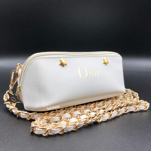 🆕 Dior Beauty Cosmetic Case to Crossbody Bag Purse, New Handbag - Picture 3 of 10